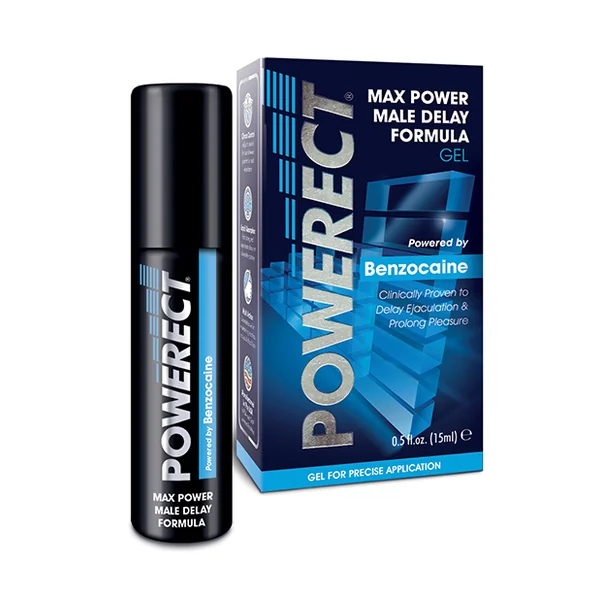 POWERECT BENZOCAINE MALE DELAY GEL 15ML