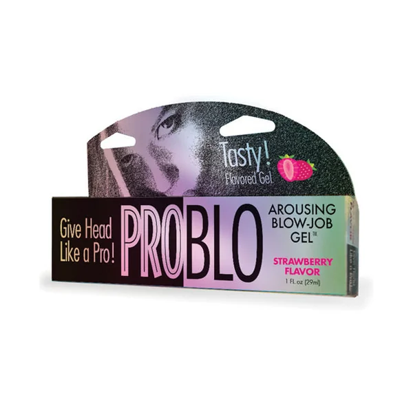 Problo Oral Pleasure Gel - 1 Oz Strawberry
