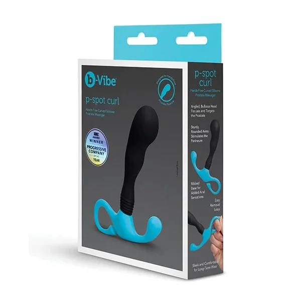 P-Spot Curl Hands-Free Curved Silicone Prostate Massager