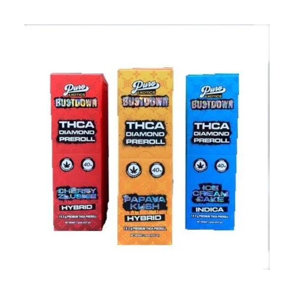 Puro Exotics THC-A Diamond 2g Pre Rolls Cherry Slushie