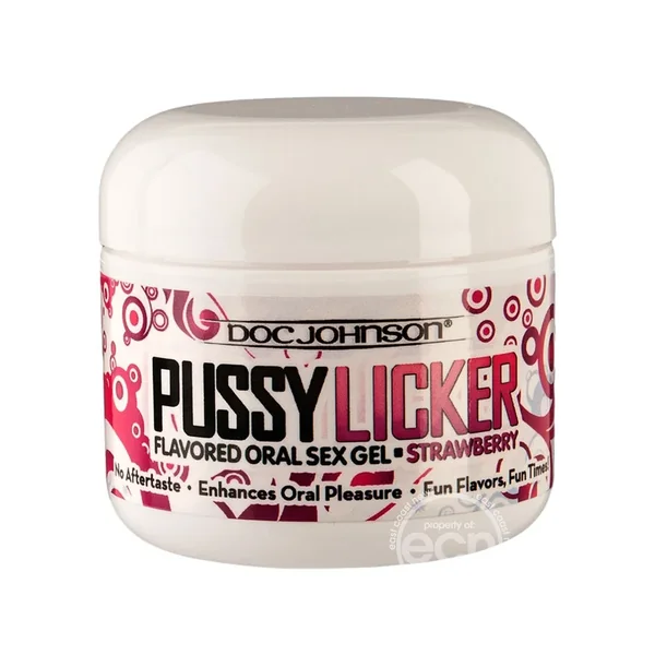Pussy Licker Strawberry Flavored Oral Sex Gel – 2 oz