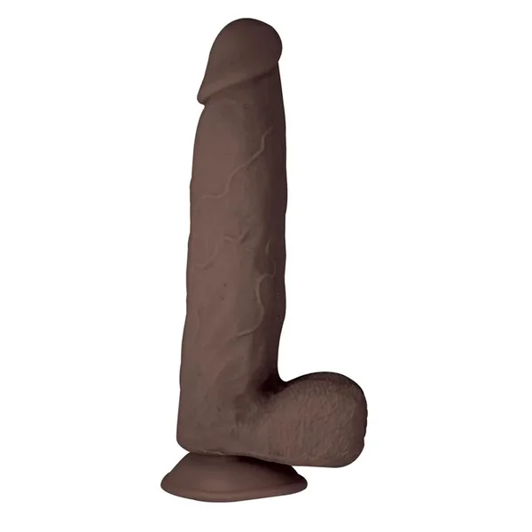 Realcocks Dual Layered #7 Bendable Dildo 8.5in – Chocolate