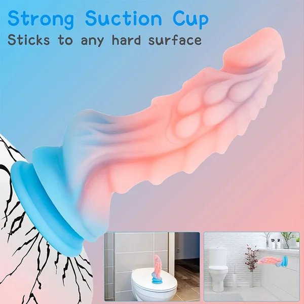 Realistic Monster Dildo 7/8 Inch with Strong Suction Cup
