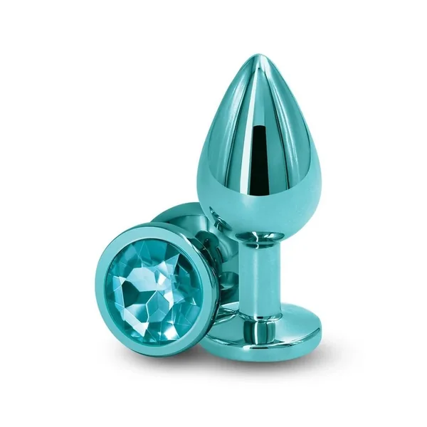 Rear Assets Aluminum Anal Plug – Medium – Teal