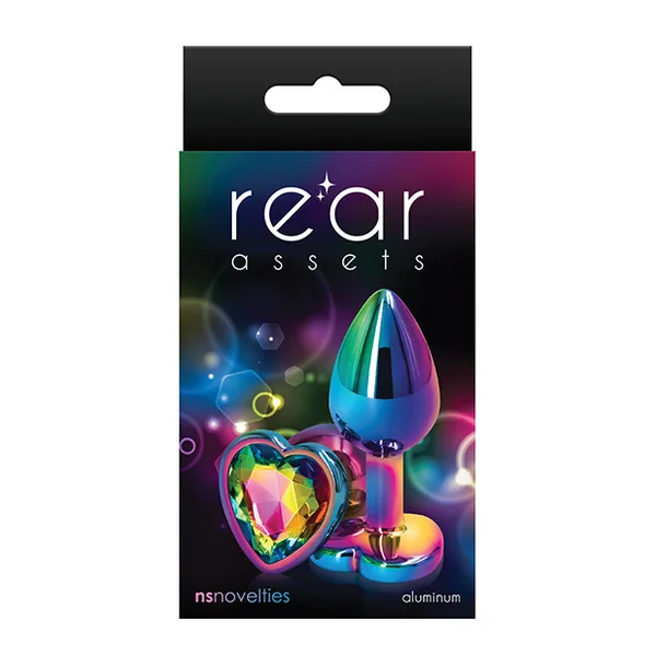 Rear Assets Mulitcolor Heart Small - Rainbow