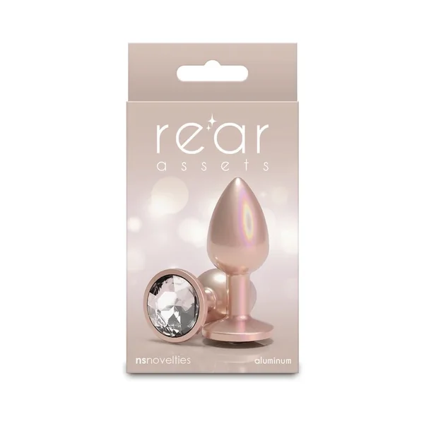 Rear Assets Plug Iridescent Champagne/Clear Small