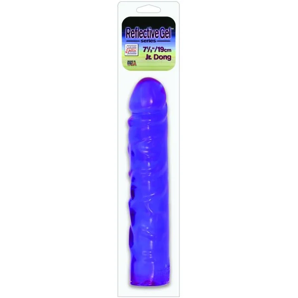 Reflective Gel Jr Dong 7.5" - Purple