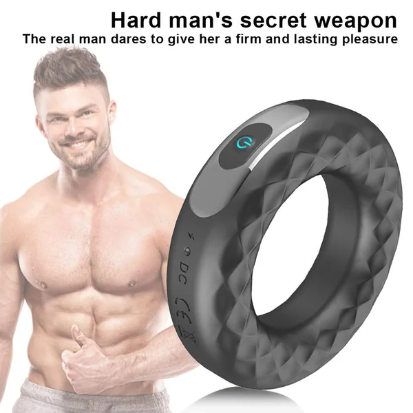 Remote Control Vibrating Penis Ring Trainer For Men