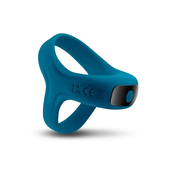 Renegade Emperor Rechargeable Silicone Vibrating Cock Ring – Teal
