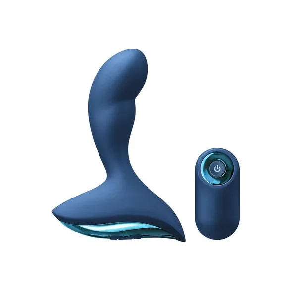 Renegade Mach Ii Blue Anal Prostate Stimulator Remote Control Silicone Rechargeable Shower Proof