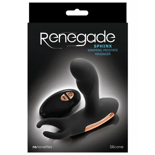 Renegade Sphinx Warming Prostate Massager-Black*