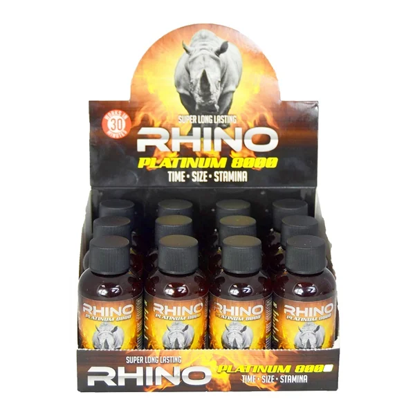 RHINO PLATINUM 8000 SHOTS 12PC DISPLAY (NET)