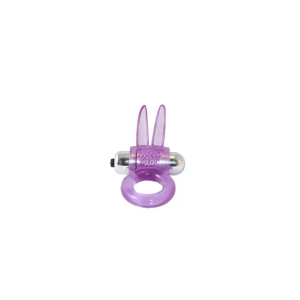 RIBBIDY RABBIT VIBRATING COCK RING-PURPLE