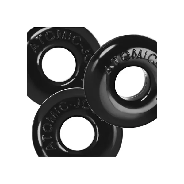 Ringer Max Cock Ring (3 Pack) – Black