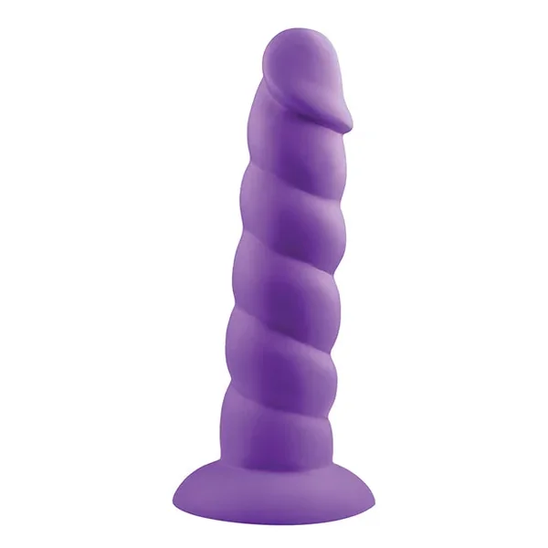 Rock Candy Suga Daddy Silicone Dildo – Purple