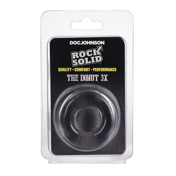 ROCK SOLID DONUT 3X CLEAR