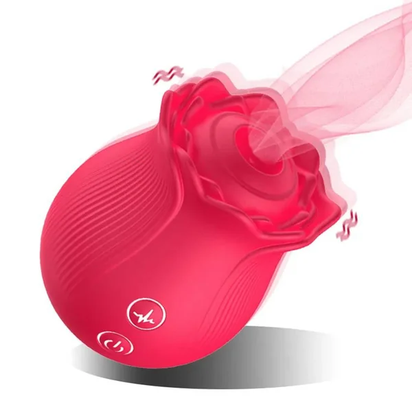 Rose Petal G-Spot Suction Vibrator – Powerful Sucking Vibrations
