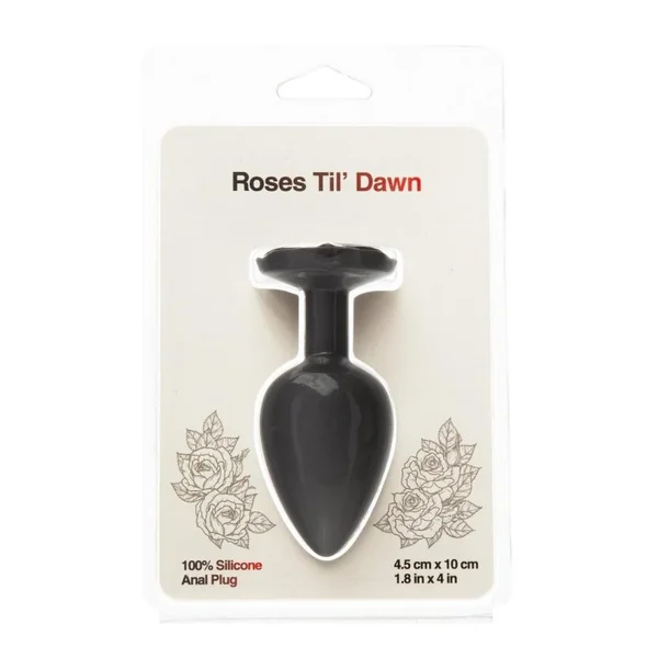 ROSES TIL DAWN SILICONE ANAL PLUG LARGE