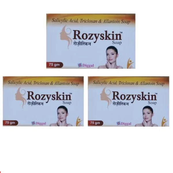 ROZYSKIN SOAP PACK OF 3 (75g EACH)