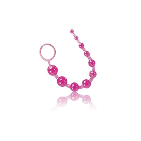 Sassy 10 Anal Beads - Pink
