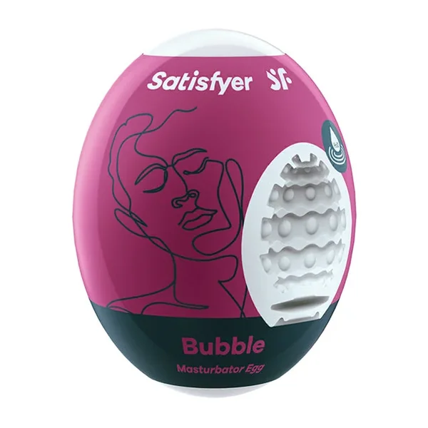 Satisfyer Masturbator Egg Bubble – Violet