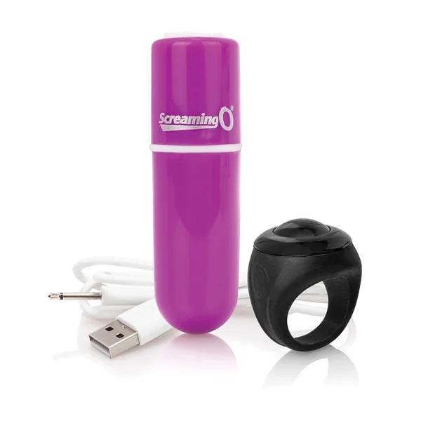 SCREAMING O CHARGED VOOOM REMOTE CONTROL MINI VIBE PURPLE
