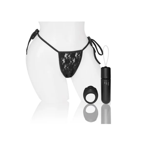 Screaming O My Secret 4T Panty Vibe with Remote Control – Black