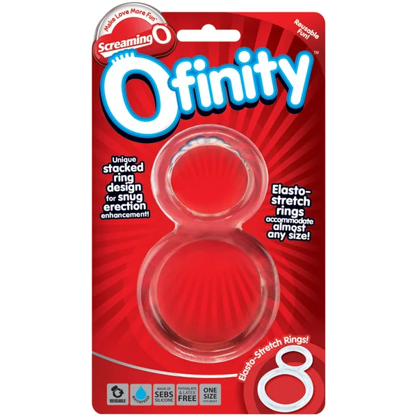 Screaming O Ofinity Double Ring - Clear