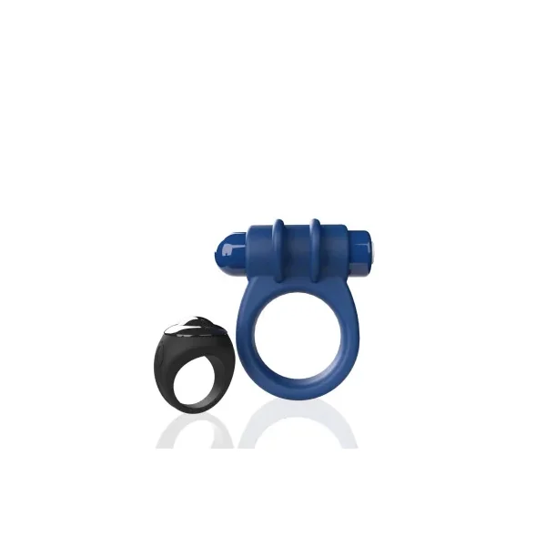 Screaming O Remote Controlled Switch Vibrating Ring, Blue