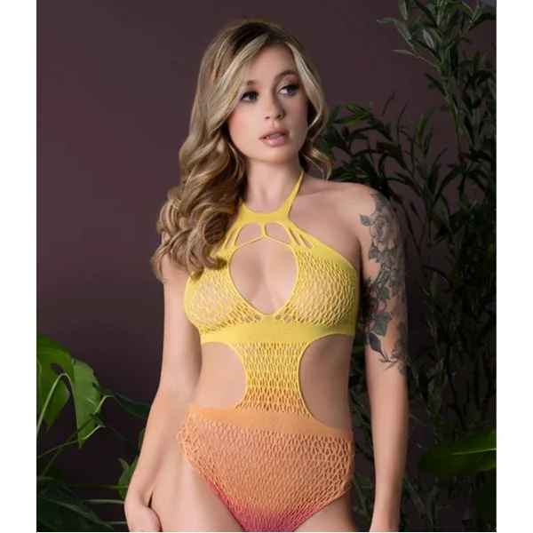 SEAMLESS BOYSHORT TEDDY OMBRE SUNSET O/S