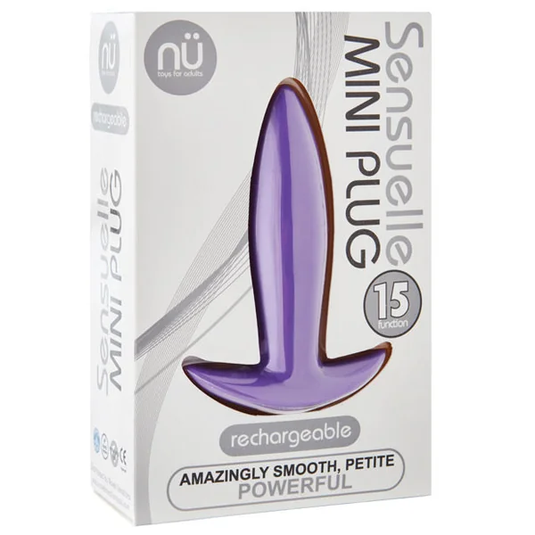 Sensuelle Mini Butt Plug - Purple