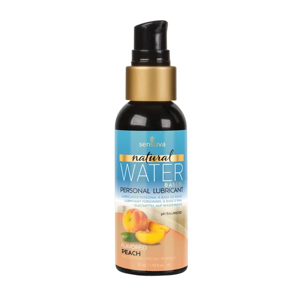 Sensuva Natural Water Based Personal Moisturizer - 2 oz Peach