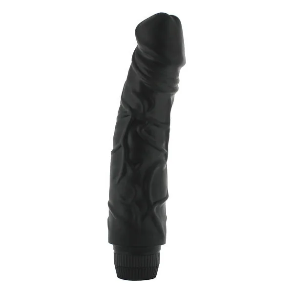 SEVEN CREATIONS - PERFECT PLEASURES BLACK VIBRATOR 22 CM