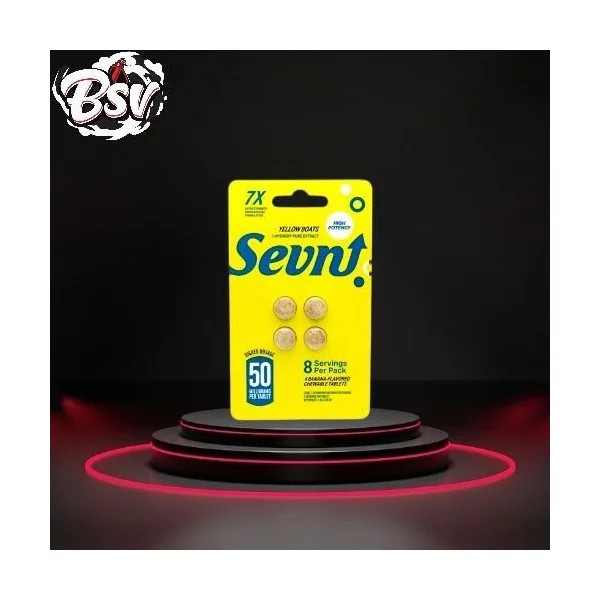Sevn up 7-Hydroxy 50mg Tablets 7X Strength Yellow Boats