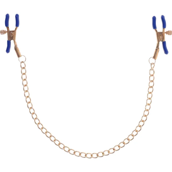 Sex & Mischief Cougar Chained Nipple Clamps By Sportsheets