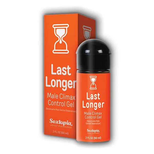 Sextopia Last Longer Male Climax Control Gel - 2 oz Bottle
