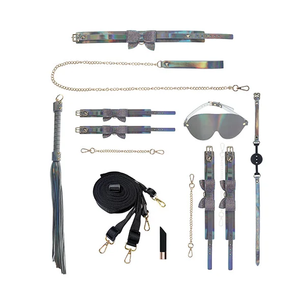 Shots Ouch! Paris Collection Bondage Kit w/Bag - Gray