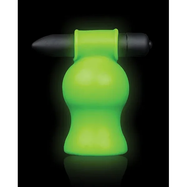 Shots Ouch Vibrating Head Masturbator – Glow in the Dark