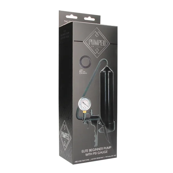 Shots Pumped Elite Beginner Pump w/PSI Gauge – Black