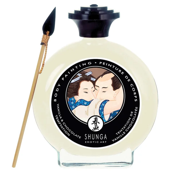 Shunga Body Paint - Vanilla Chocolate Temptation 3.5oz