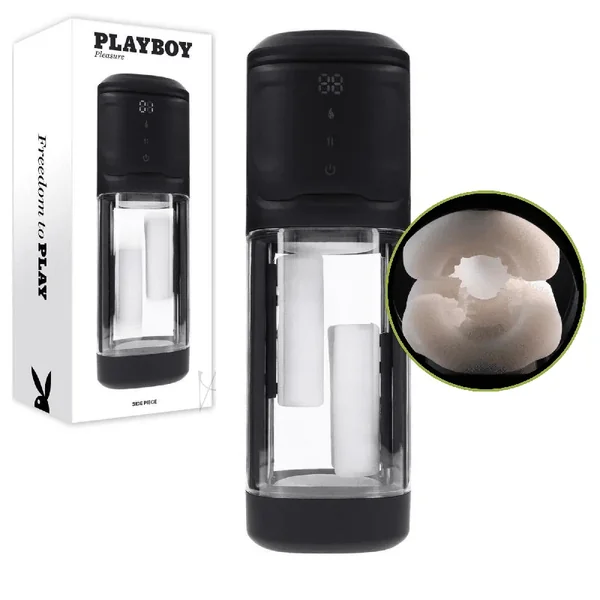 Side Piece Rechargeable Vibrating Masturbator