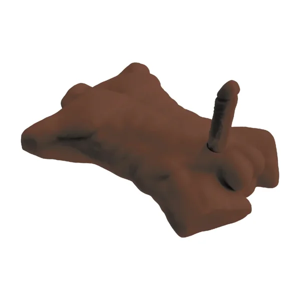SILEXD 7″ Torso + Dildo Liquid Silicone Brown