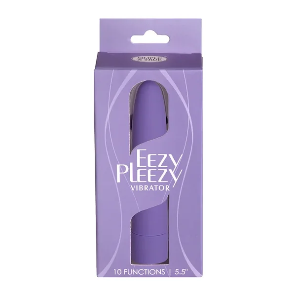 Simple & True Eezy Pleezy Classic Vibrator 5.5 in. Purple