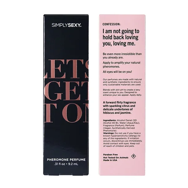 Simply Sexy Pheromone Perfume – 0.31 oz Let’s Get It On
