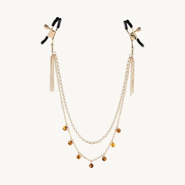 Sincerely Amber Chained Nipple Clamps