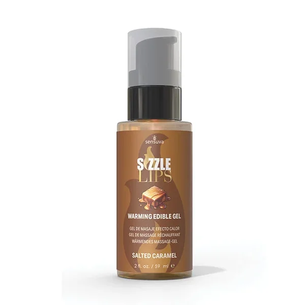 Sizzle Lips Warming Gel – 2 oz Salted Caramel