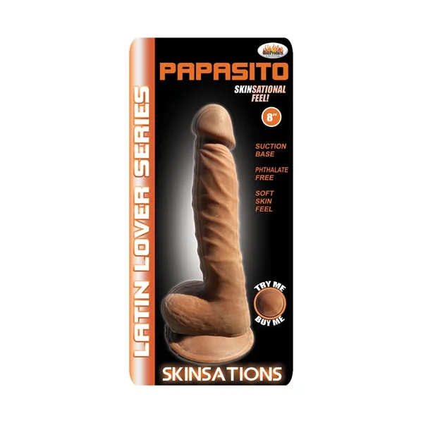 Skinsations Latin Lover Series 8 Inches - Papasito