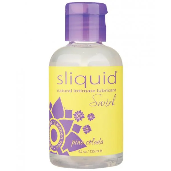 Sliquid Naturals Swirl Flavored Lubricant-4.2 oz