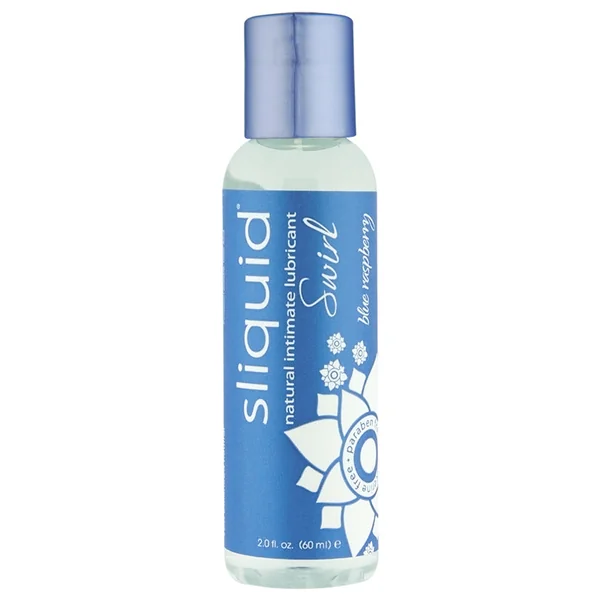 Sliquid Naturals Swirl Intimate Lubricant - Blue Raspberry 2oz