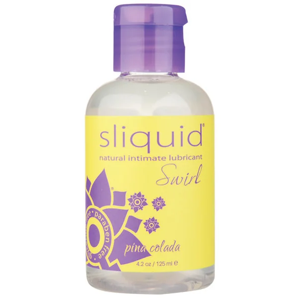 Sliquid Naturals Swirl Lubricant - 4.2 Oz Pina Colada